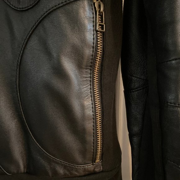 HEATHEN LEATHER JACKET WOMENS M/L - Picture 3 of 9